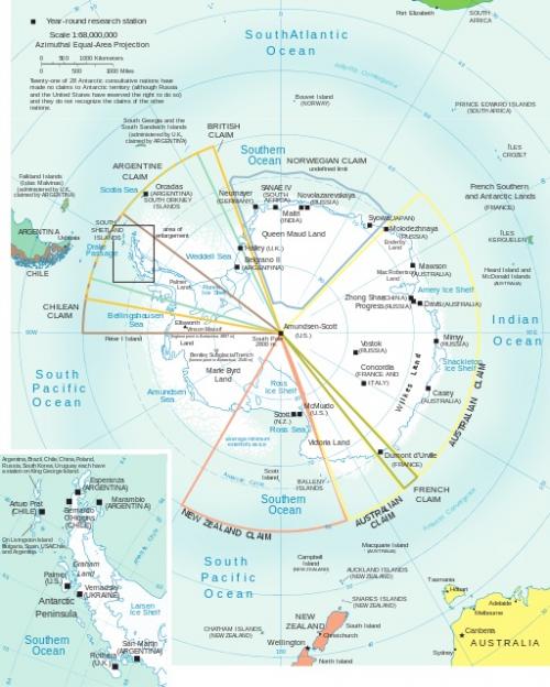 Antarctic territorial claims