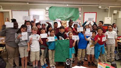 Fourth graders at 32nd Street School