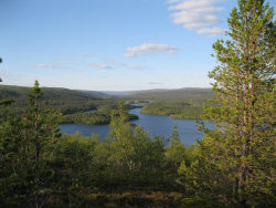 Lake Kevo in northern Finland
