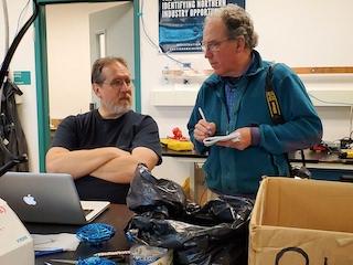 University of Maryland Research Associate Professor, Dr. Fred Huemmrich &amp;amp; Children's Author, Mark Wilson hold an interview in regards to the spectral scan of a snowy owl.