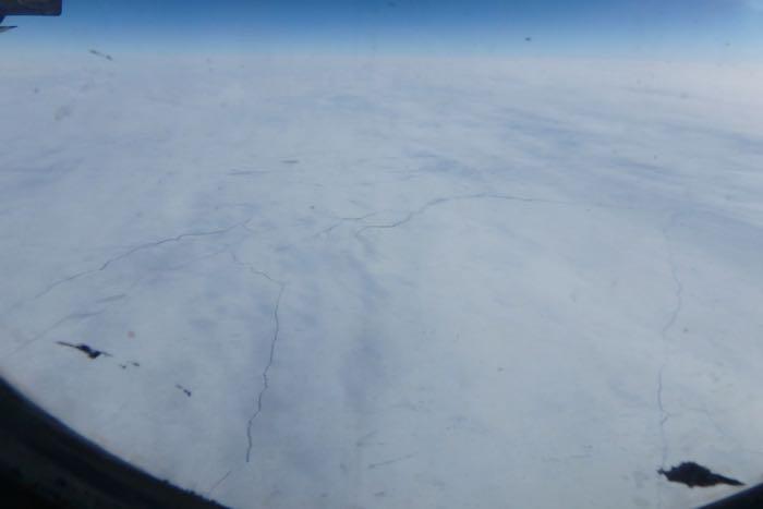 Cracks in the sea Ice