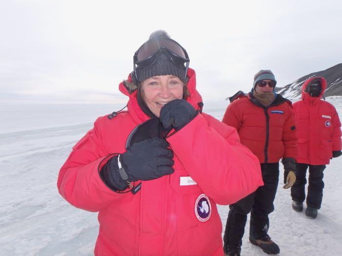 Polar TREC Teacher Denise Hardoy in Antarctica