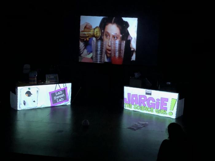Tech Rehearsal for Jargie the Science Girl!