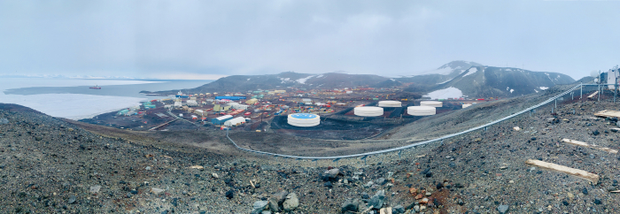 Panorama of McMurdo from Observation Hill