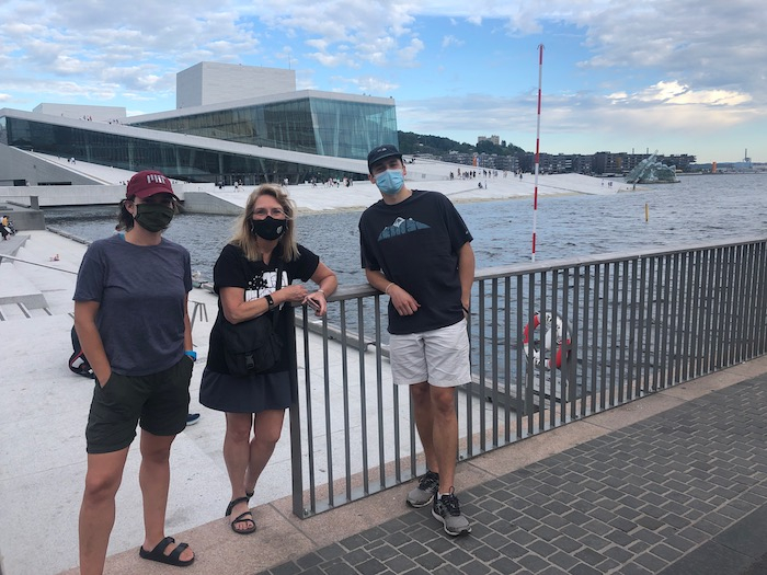 Research team at the Oslo Opera House