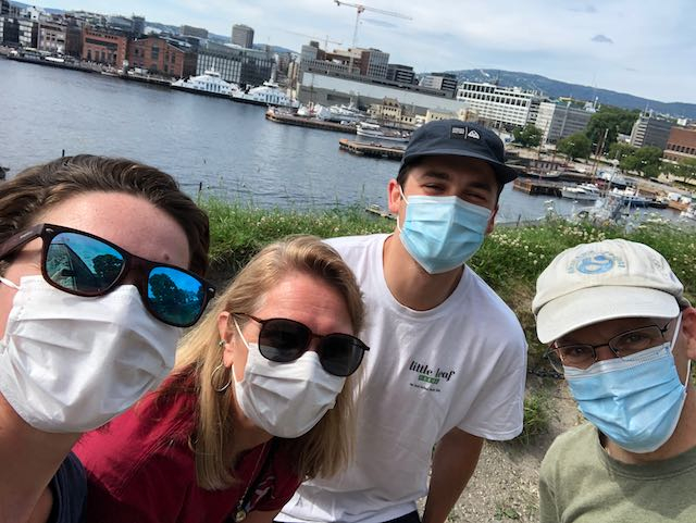 The research team at Oslo waterfront
