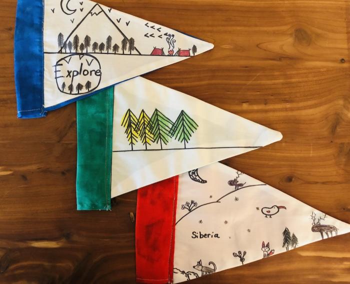 Winning Flags for &amp;quot;Fly your flag in the Arctic&amp;quot; Competition photographed by Amanda Ruland