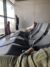 A place to relax in the Moscow Airport