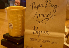 Paper Bag award designed by Meredith