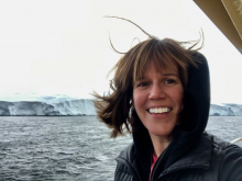 PolarTREC educator Sarah Slack in Antarctica