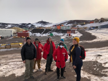 Science team at McMurdo Station