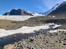 Canada Stream flowing from Canada Glacier.