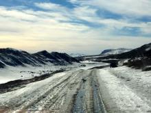 Road to Russell Glacier