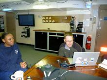 PolarConnect Call from Wardroom On USCGC Healy