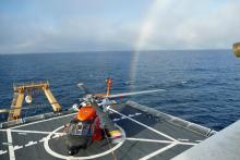 Rainbow & US Coast Guard Sikorsky MH-60T Jayhawk