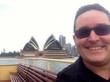 Sydney Opera House from Ferry to Mosman Bay