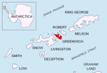 South Shetland Island map