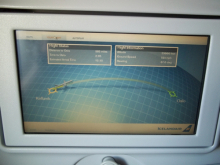 Screen Monitor on Plane