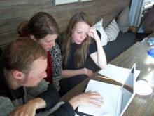 Lukas, Louise, and Dagmar working up data...