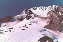 Mt. Hood and the Palmer Glacier
