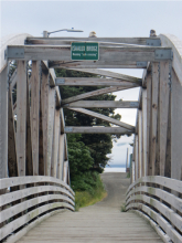 Walking bridge in Unalaska