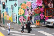 Frida Kahlo on a Corner