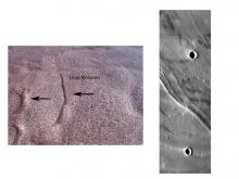 Image of Drop Moraines in Beacon Valley and on Mars.