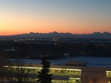 Sunset from IARC