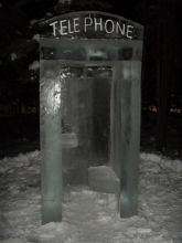 Ice phonebooth