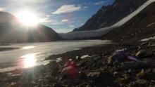 Seuss Glacier and Lake Hoare