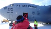 Boarding a C-17