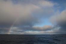 A rainbow in the southern oceans