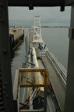 Stern of Flip as seen from the main deck