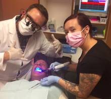 Dr. ______ and _______ making my mouth PQ quality.