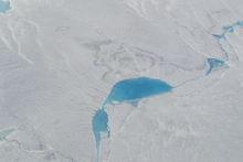 Melt Water Ponds On the Greenland Ice Sheet