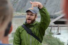 Scientist Ben Hudson explains glacial discharge
