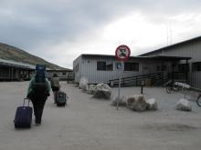 Taking bags to the Kangerlussuaq airport
