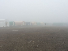 Foggy camp