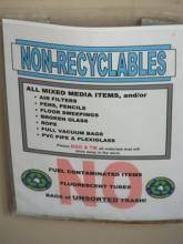 Non-recyclable bin in McMurdo.