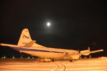 Moon over the P-3
