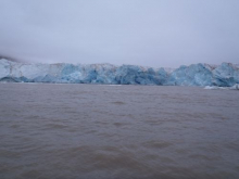 Kronebreen glacier - ice free