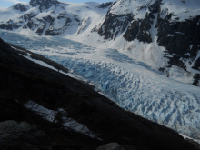 The rest of the glacier.