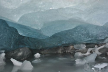Glacier close-up, Western Peninsula, Antarctica