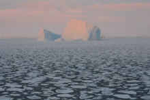 Iceberg down in the Antarctic Circle
