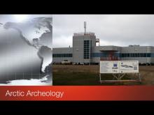 Screen shot of video title Arctic Archeology