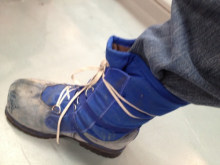 Now these are some good winter boots!  I wonder if the want them back?