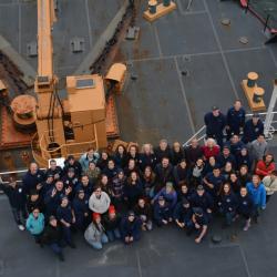 All researchers and Coast Guard crew aboard the USCGC Healy Expedtion 1901.