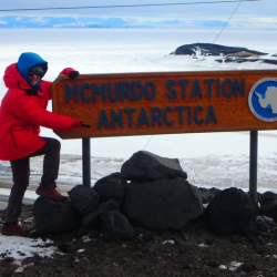 Amy Osborne at McMurdo Station, Antarctica