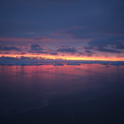 Sunrise over the Amundsen Sea