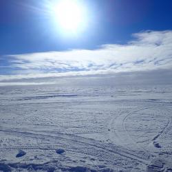 A beautiful day at the South Pole